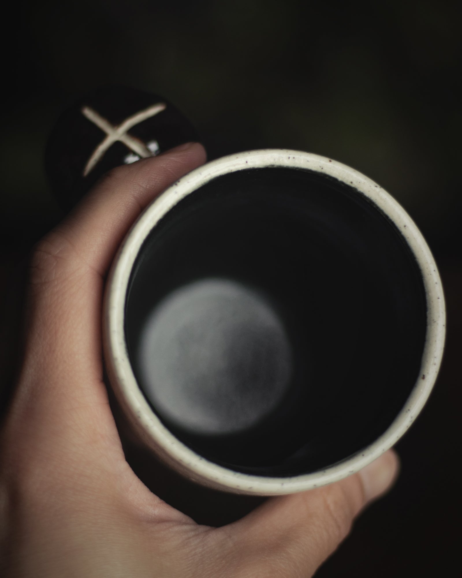 Shiitake Mushroom Cup (Glossy Handle)