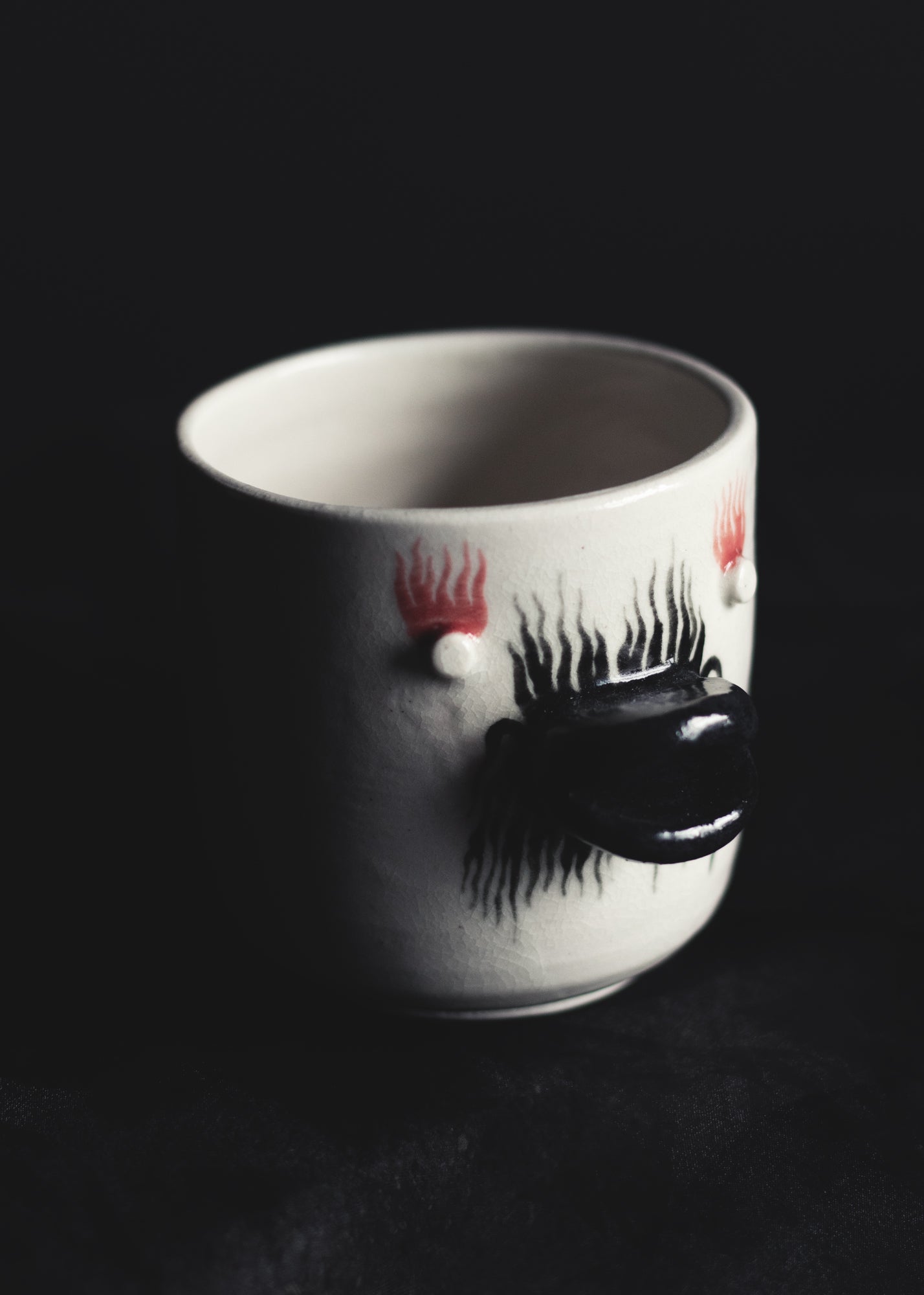 Corpse Paint Duck Cup - Red Eyes