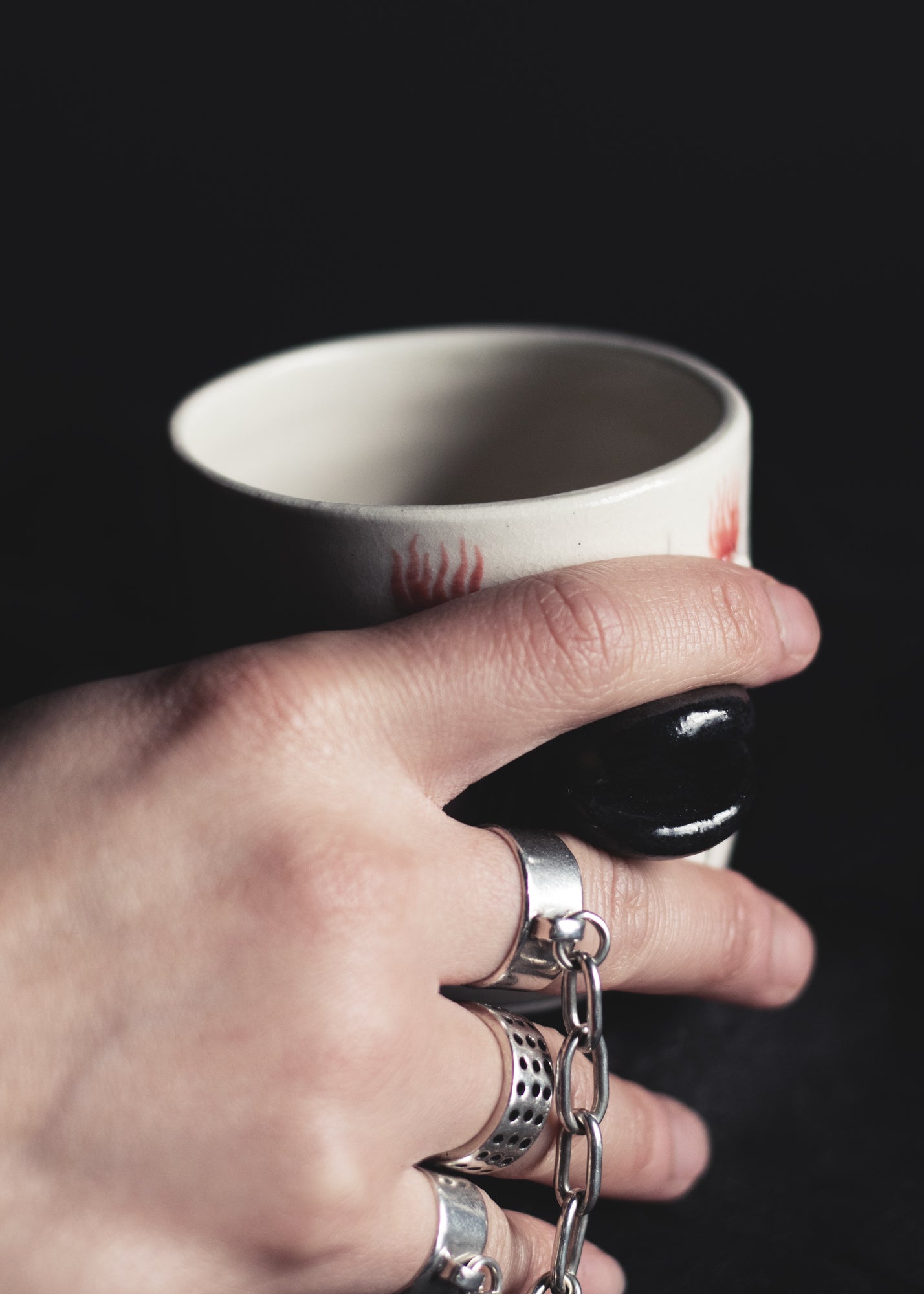 Corpse Paint Duck Cup - Red Eyes