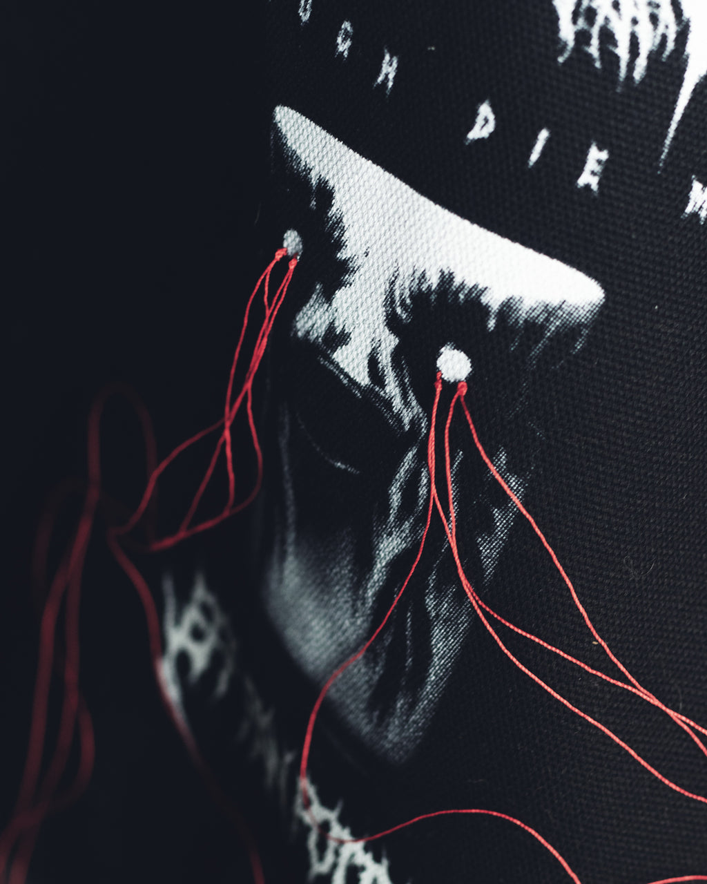 "Laugh Die Me" Tote Bag